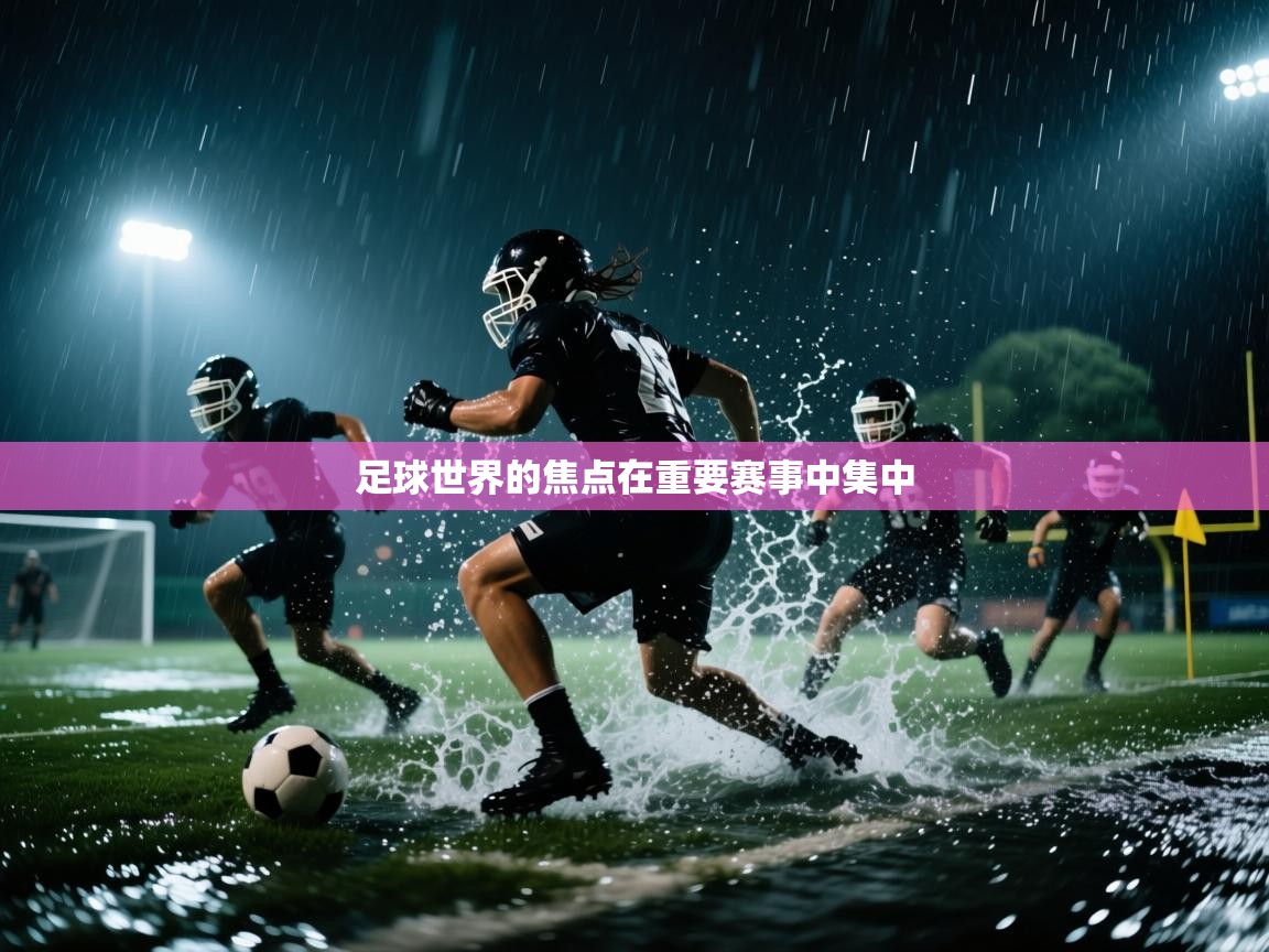 足球世界的焦点在重要赛事中集中