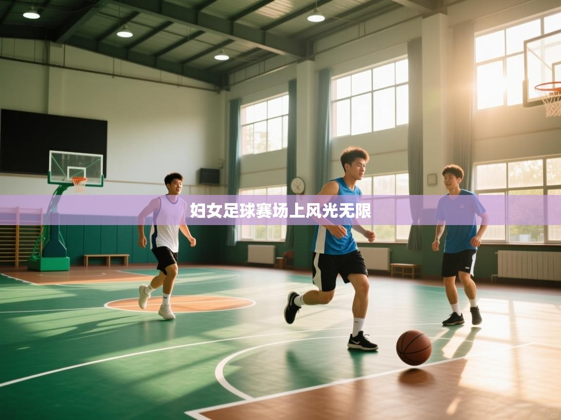 妇女足球赛场上风光无限